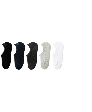 Silicone-Grip Linear Low-Cut Socks